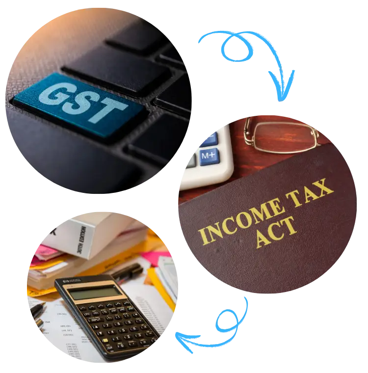 Consultant helping a small business with GST filing in Navi Mumbai